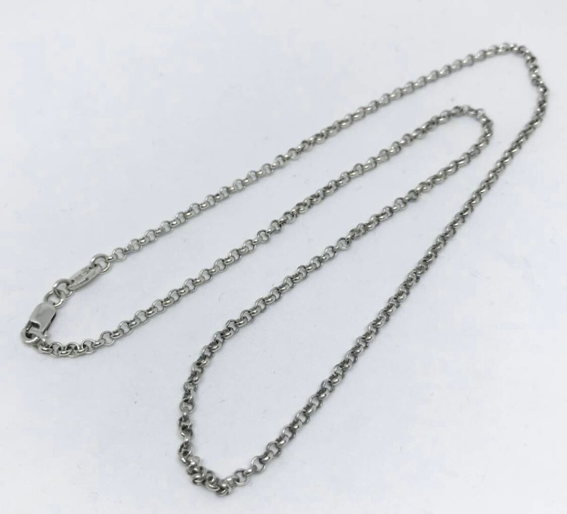クロムハーツ 18インチ ロールチェーン ネックレス 0949/42（CHROME 