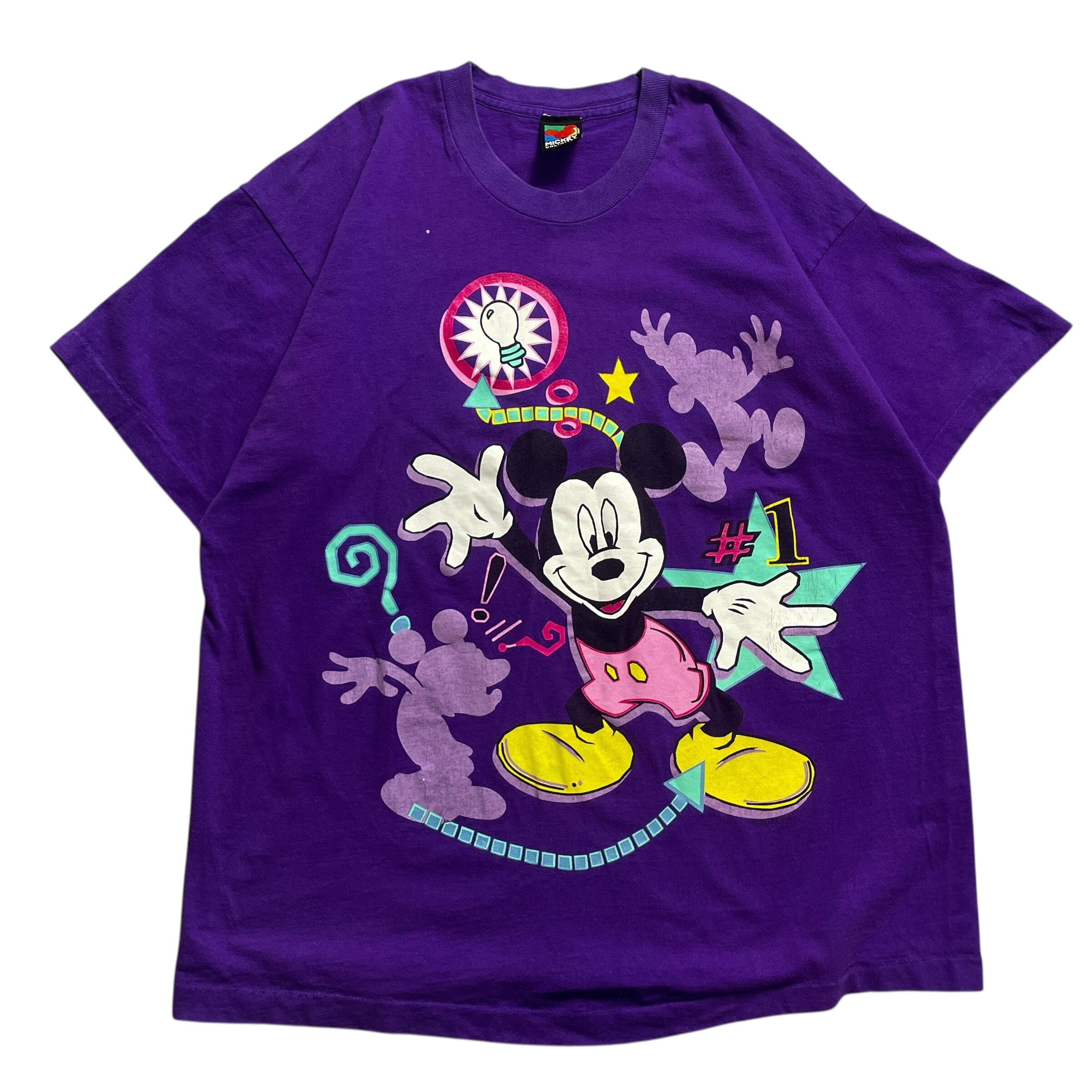 90s USA製 Disney ミッキー vintage T-shirt
