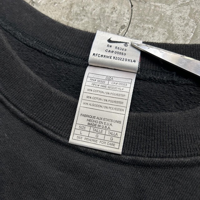 高円寺店】OLD NIKE cotton × poly sweat shirt "made in USA" | ruruLi harajuku