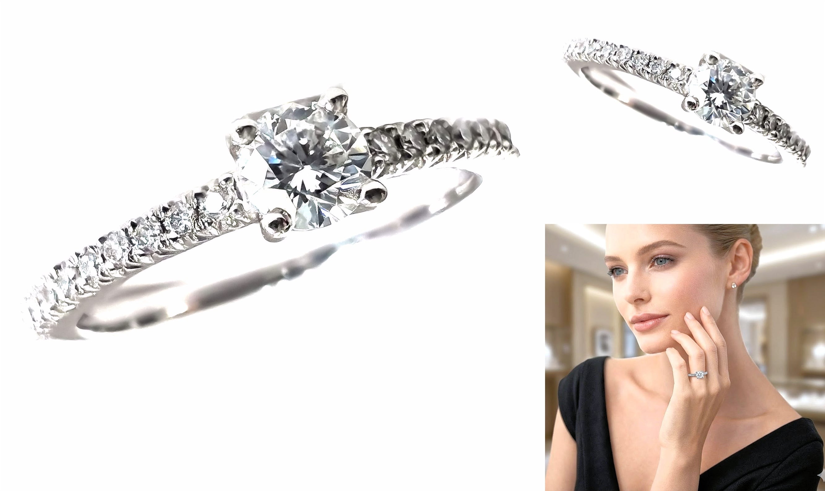 TIFFANY ティファニー ハーモニー ソリティア ハーフエタニティ ノヴォ