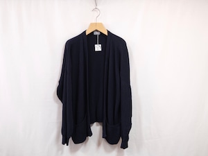 TENDER Co.” TYPE 740 BUCKET POCKET RIB SHOULDER CARDIGAN”HADAL BLUE