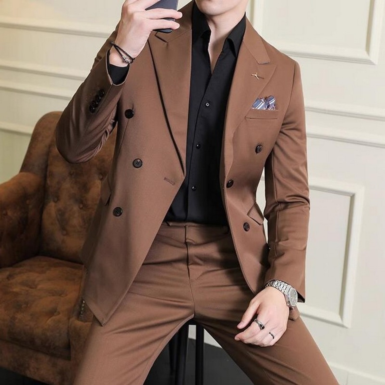 casual wedding suit 3piece 00009