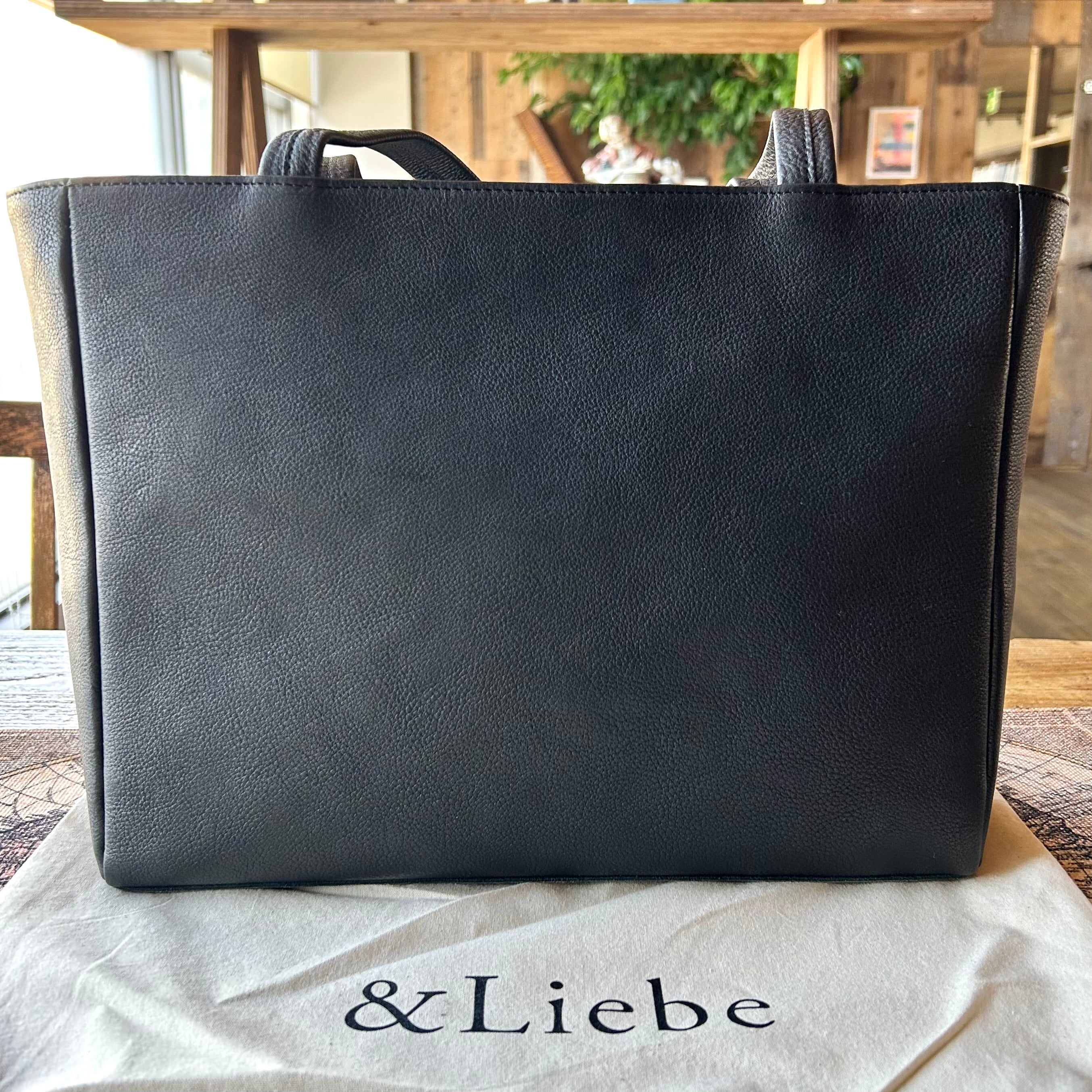 BUNGU TOTE 文具好きのトートバッグ　&Liebe 黒 ＆Liebe「BUNGU TOTE～文具好きのトートバッグ～」 | ペンネジューク