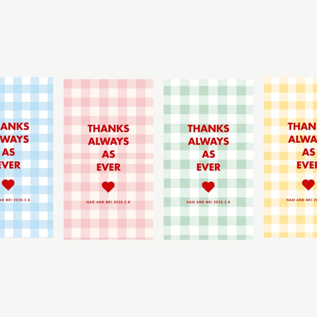 ウエディング　タグ　／　CHECK【80枚】