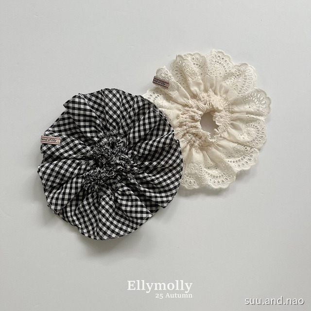 取寄:ELLYMOLLY フラワーシュシュ※送料無料