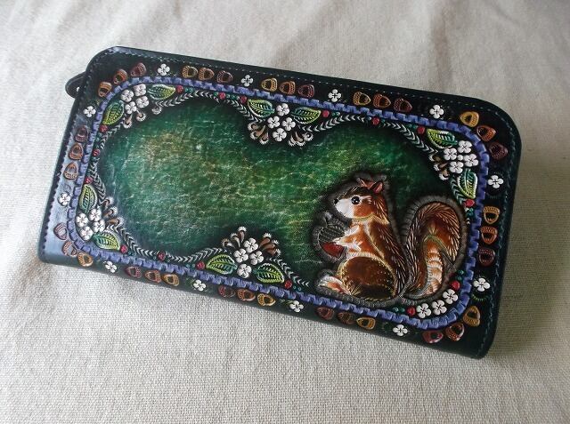 パスポートサイズトラベラーズノートカバー 牛革、刻印＆拭き染め