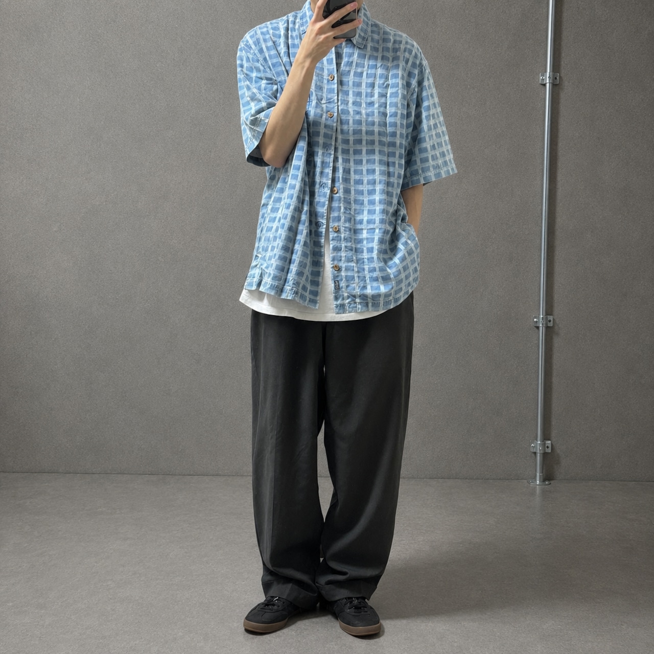 50s〜 vintage wide wool slacks | 1921_clothing_