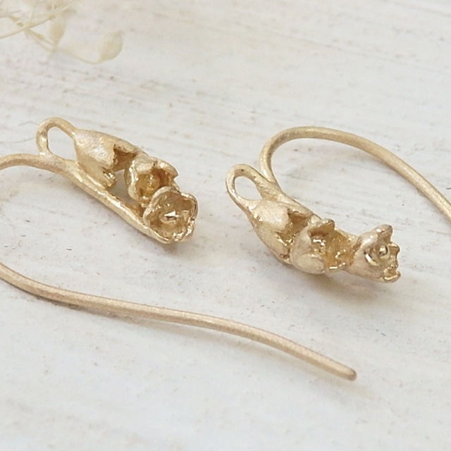 すずらんピアス(gold)