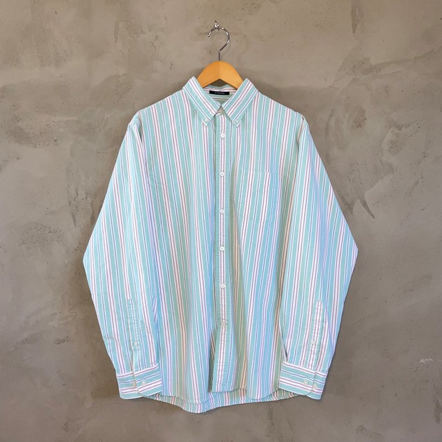 LANDS'END stripe shirt / ストライプシャツ 古着 古着屋 used