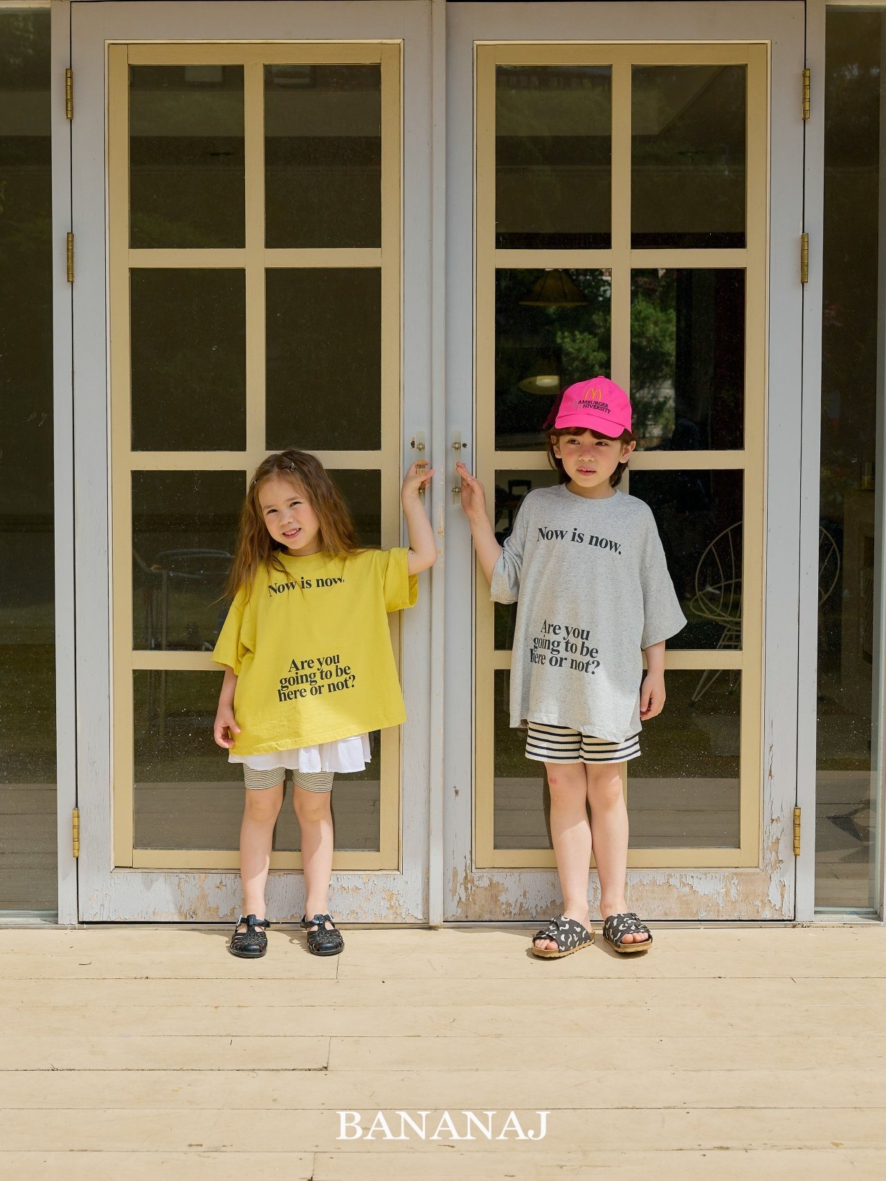 【BANANA J】Now is now Tシャツ メランジ  90~130cm 240416 - 7