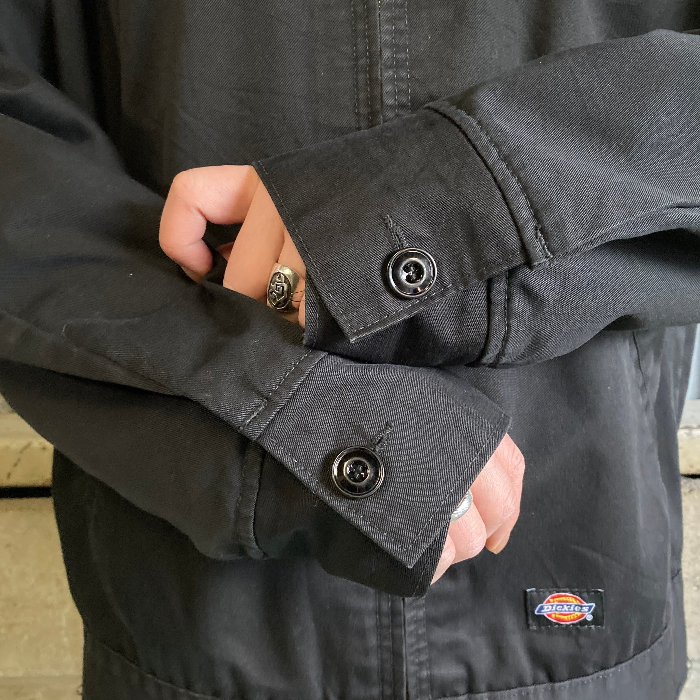 Dickies ディッキーズ 企業ロゴ刺繍 ワークジャケット メンズXL相当