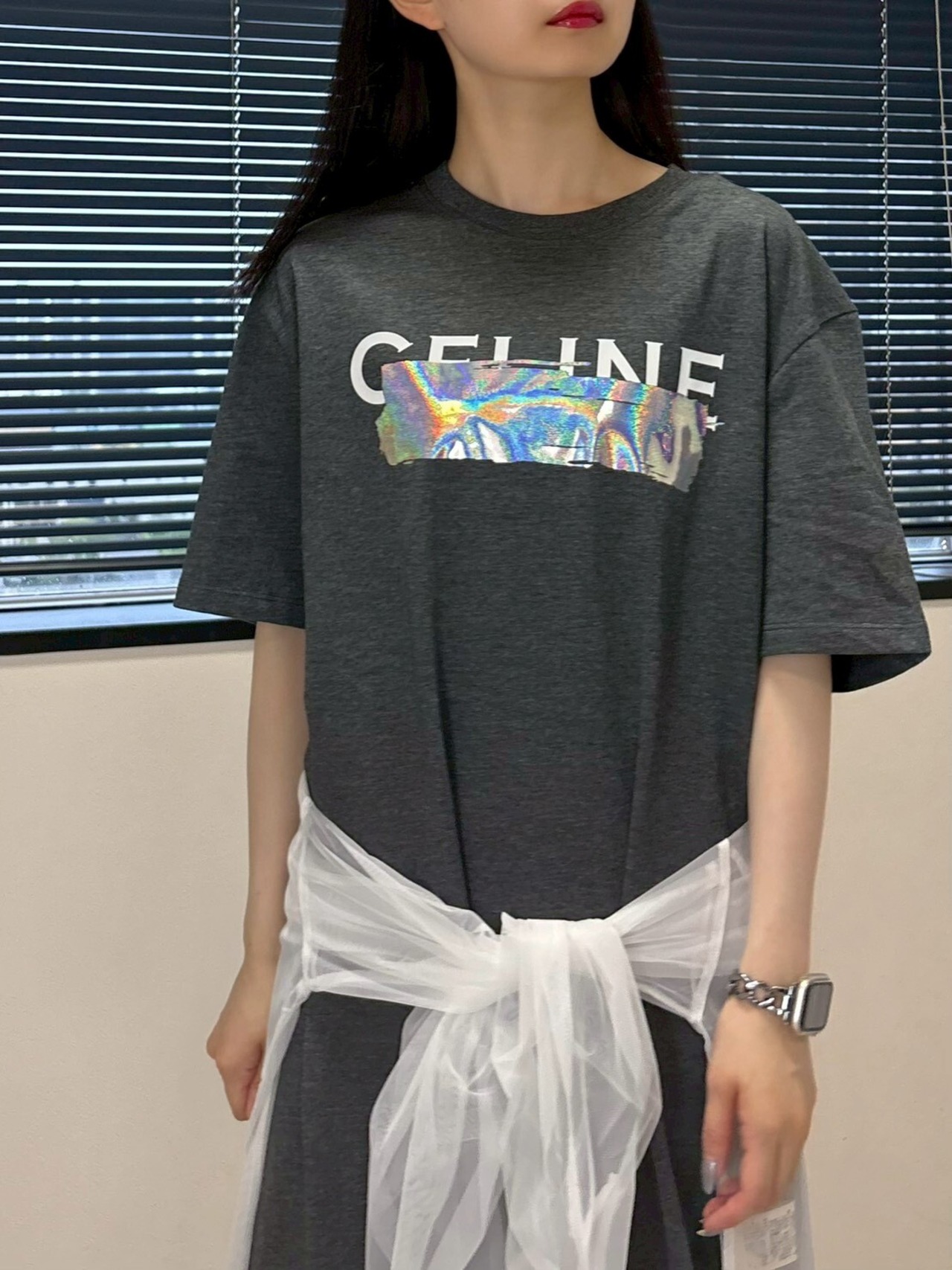 MAF113DEC シーリン箔 Tシャツワンピース_22-4490D