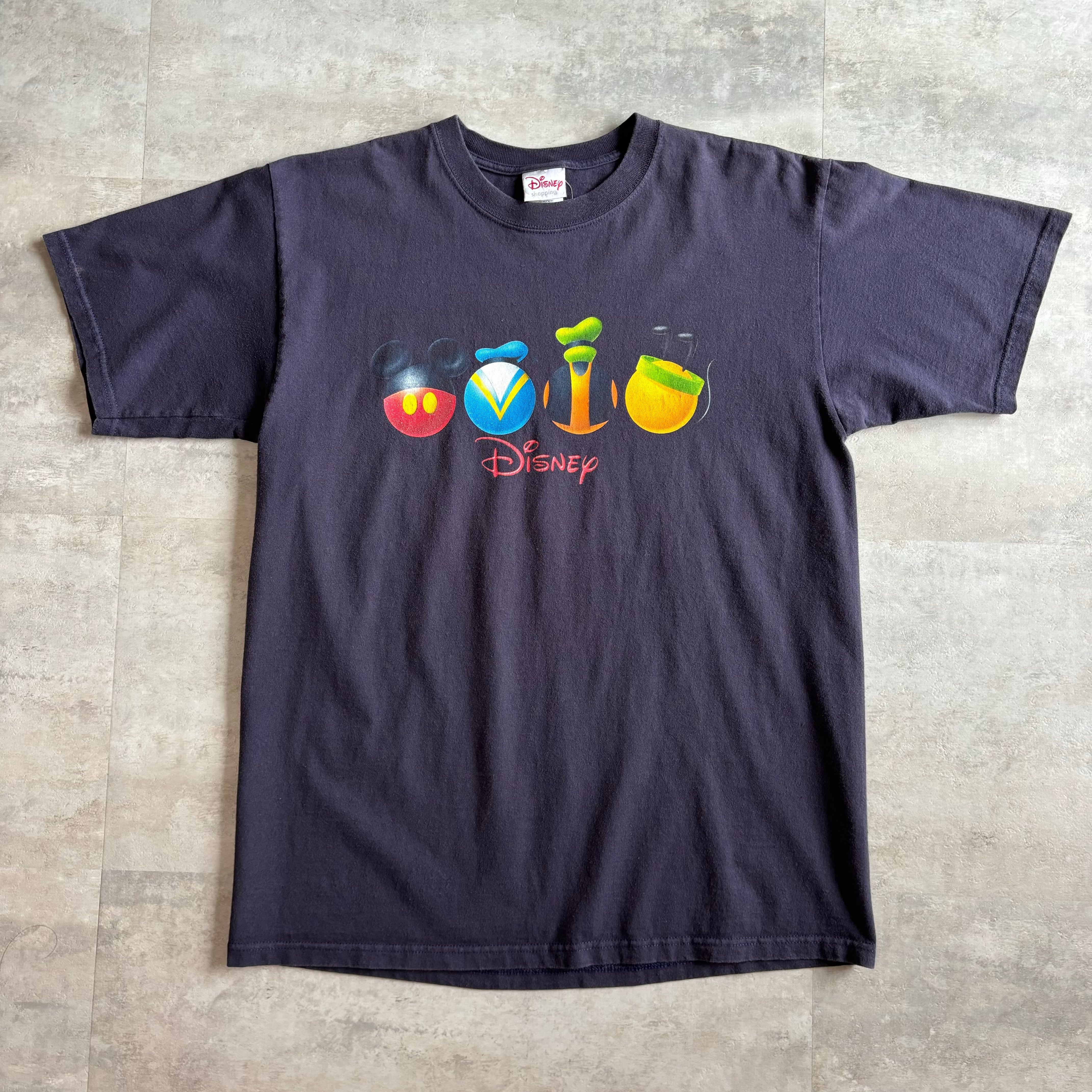 《L size》Disney ディズニー Tシャツ ミッキー ドナルド プルート グーフィ no.3398