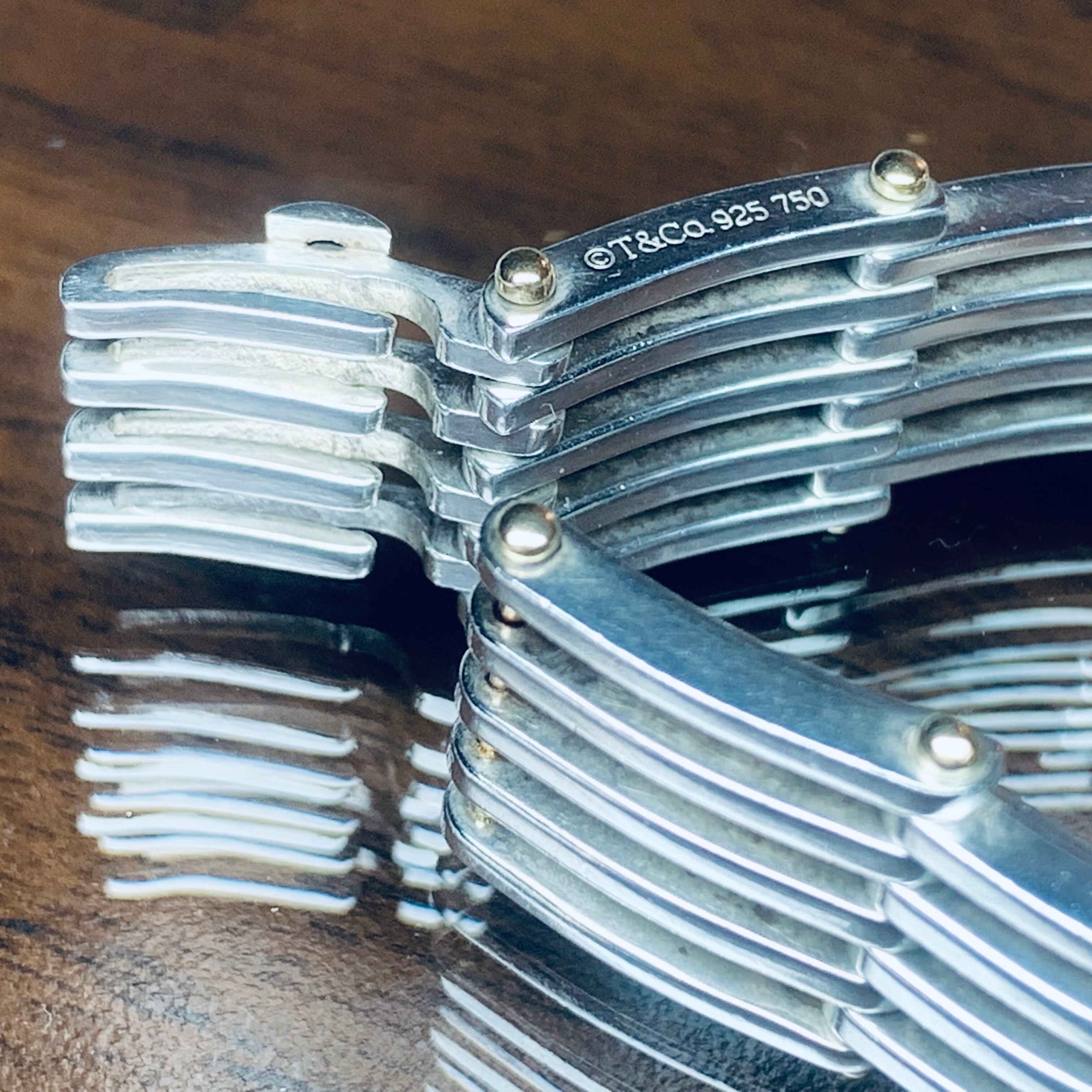 OLD TIFFANY & CO. Gate Link ID Bracelet Sterling Silver | オールド 