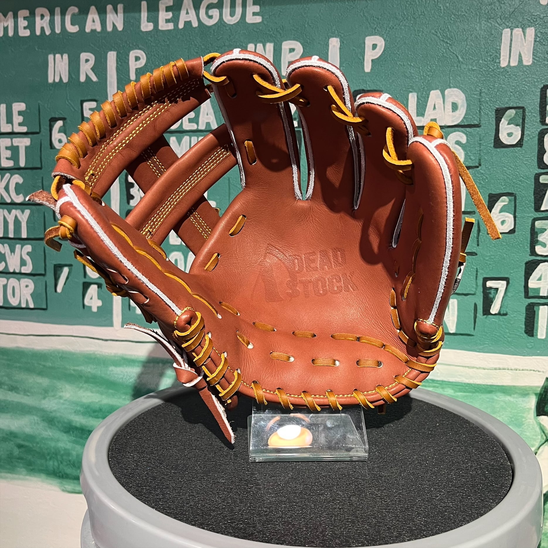 DEAD STOCK デッドストック 硬式グラブ 内野手用 DS-MK6 チョコ コルク