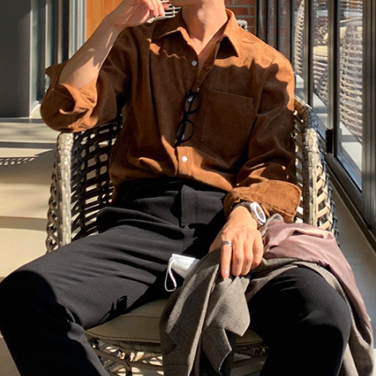 ベーシックコーデュロイシャツ　MT0080382