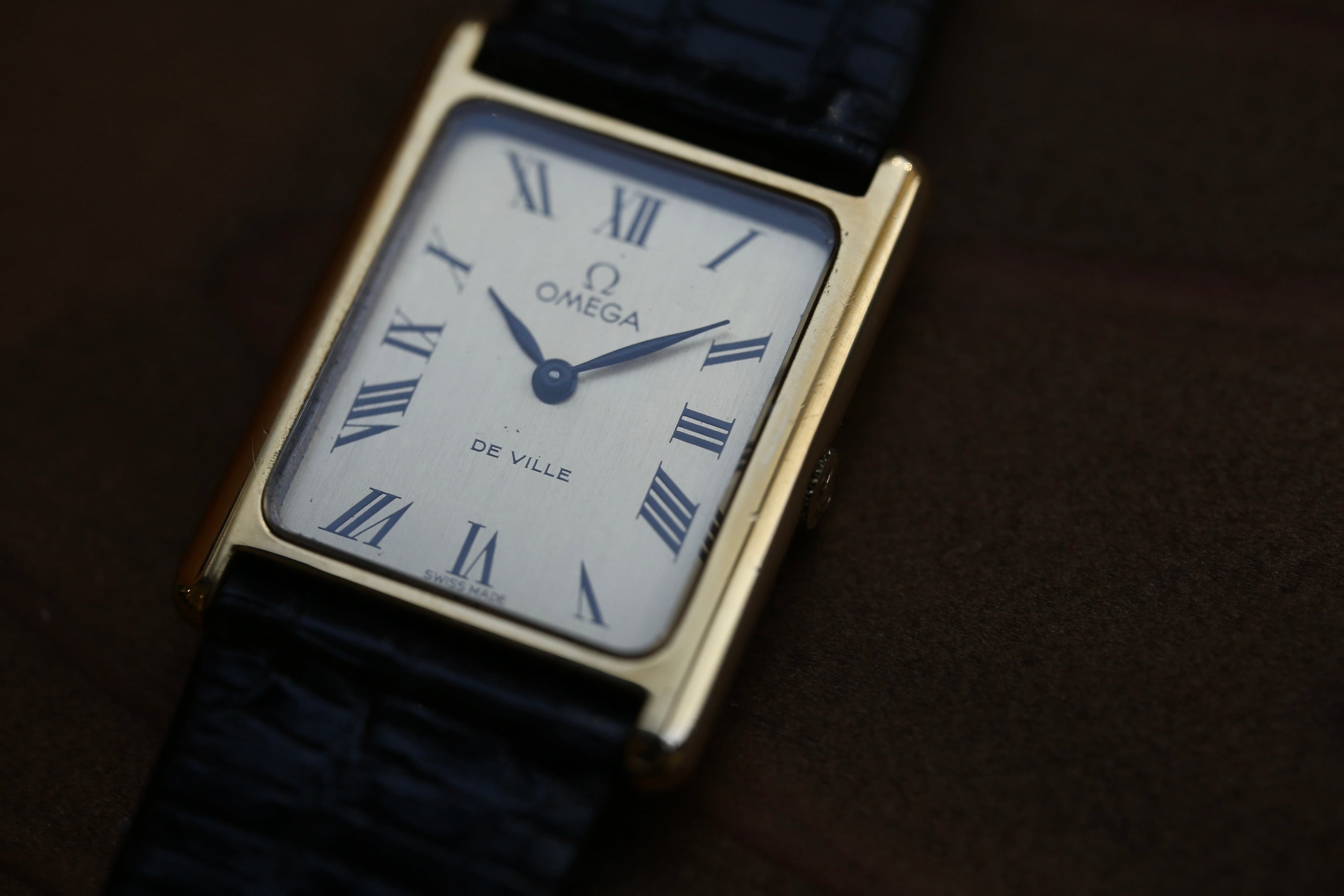 OMEGA】 1970's オメガ デビル H型レクタンギュラー ローマン