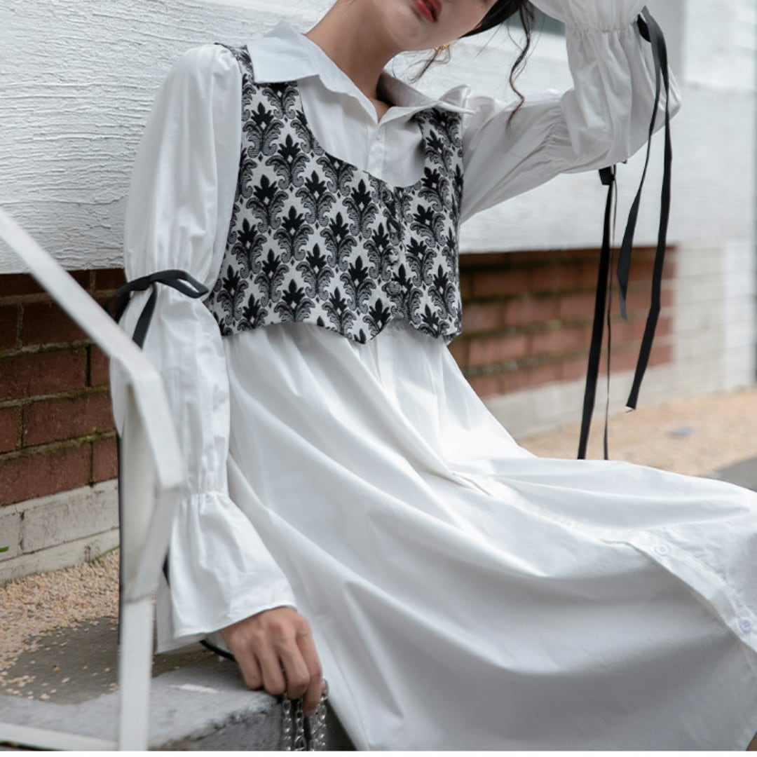 design shirt dress + vest