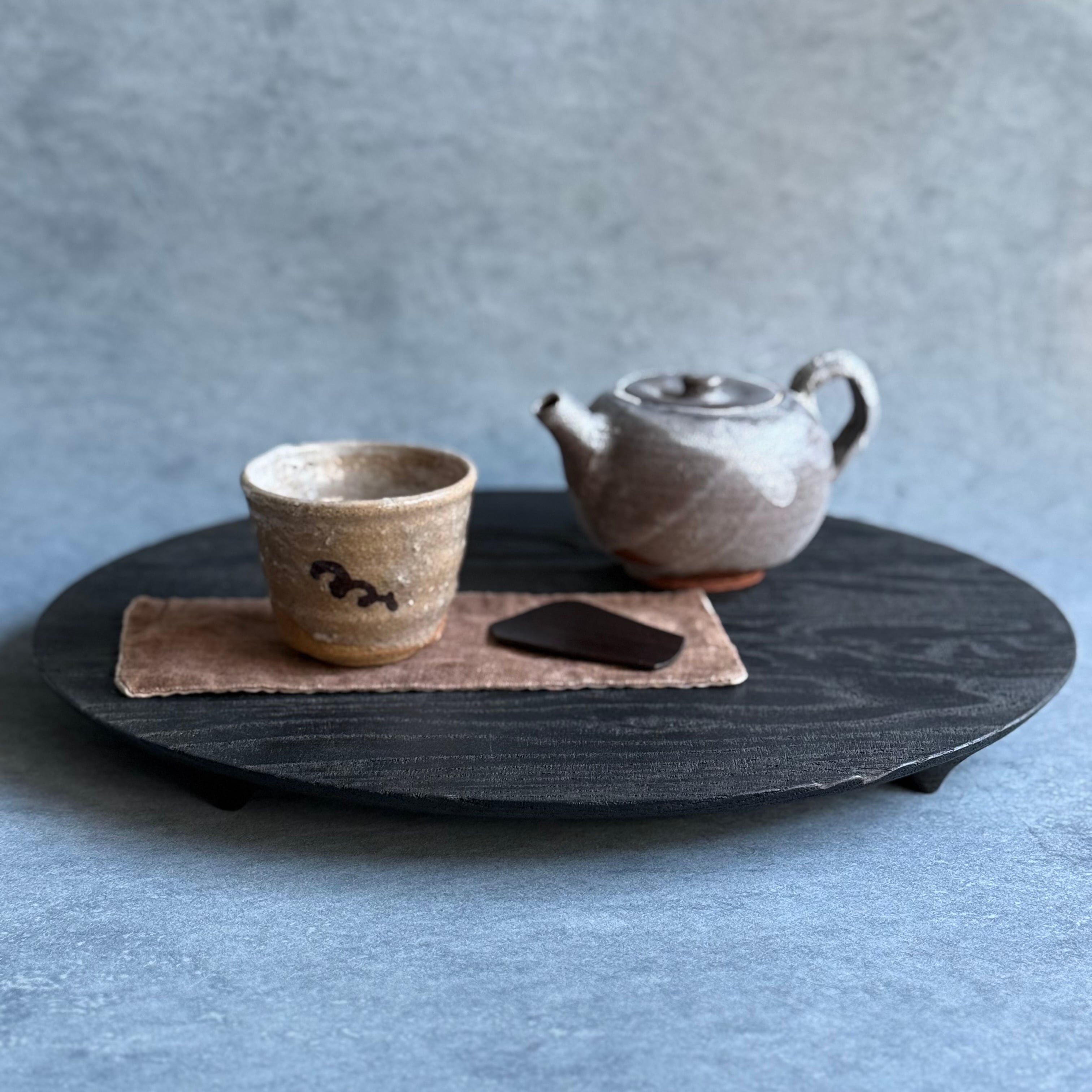 Shimoo Design 浮様 OVAL L 黒 | gallery 一白