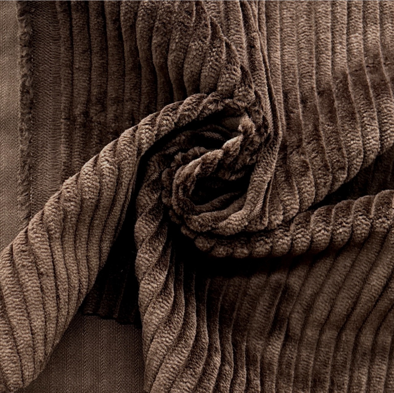 ★NY025◆1.8m◆綿100%太畝コーデュロイ生地◆こげ茶