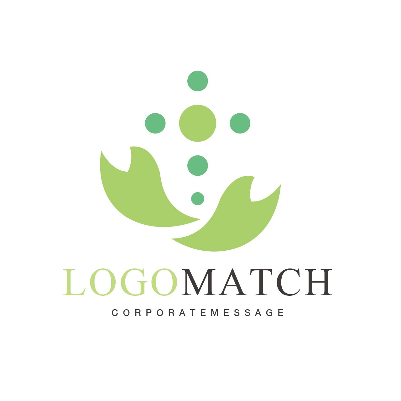 安らぎの花のロゴ