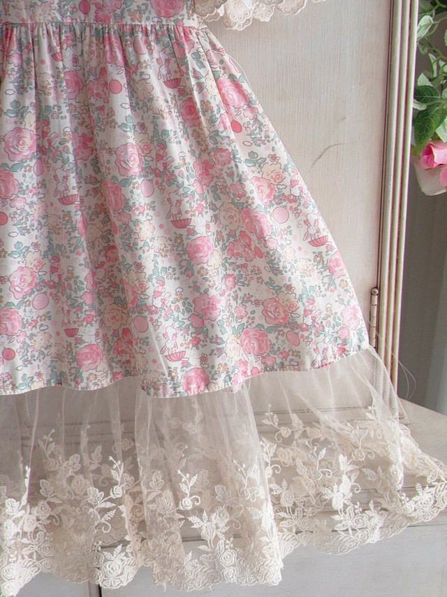 【5/15〆予約】<EugenieCandies>  Bunny rose one-piece