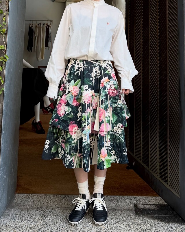 【26AW】NONTOKYO ノントーキョー / スカート / DIRECT PRINT RIB GATHER SKIRT