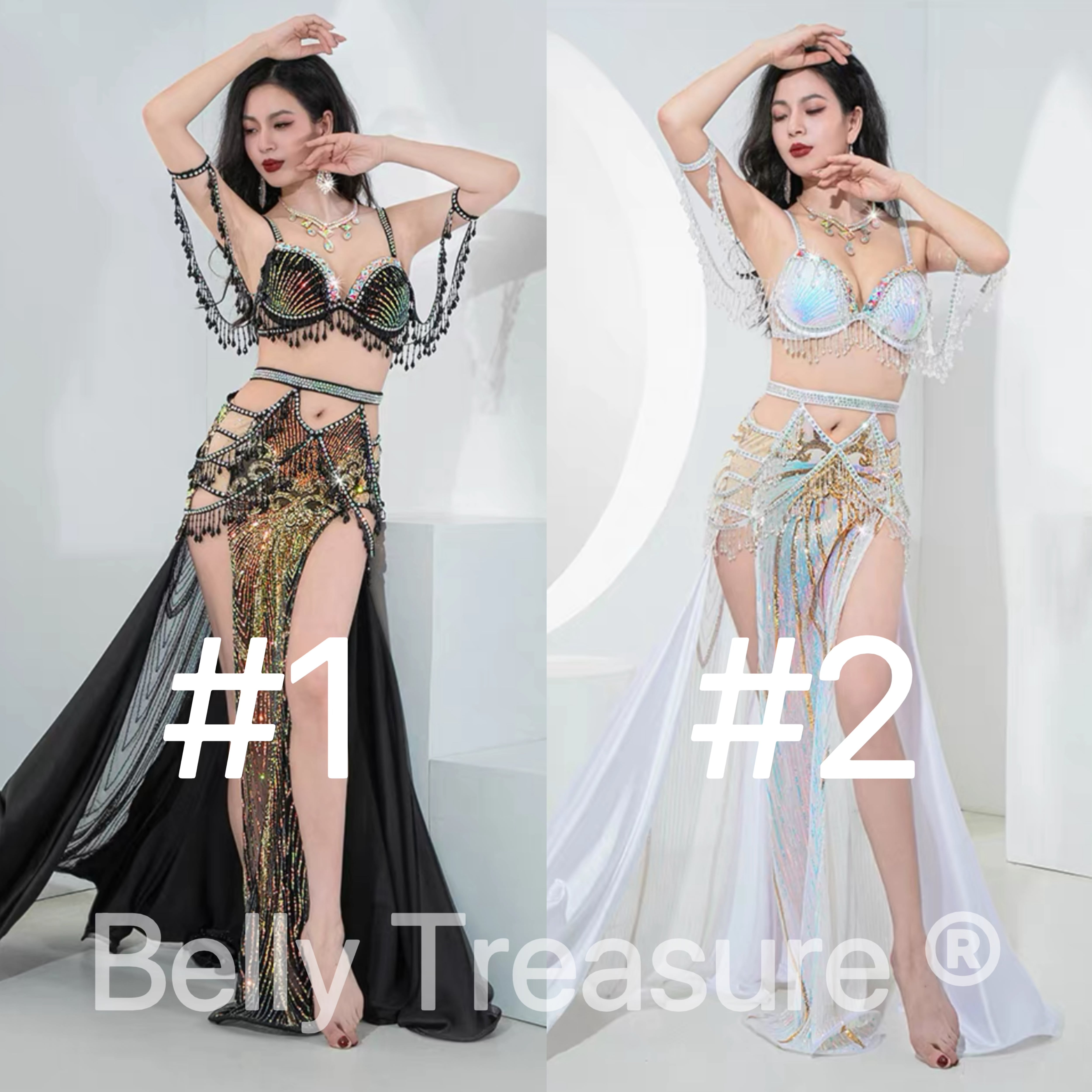 ベリーダンス衣装 2カラー QCZW YC101 202407 | Belly Treasure®︎ ベリーダンス衣装 2カラー QCZW YC101 202407 | Belly Treasure®︎
