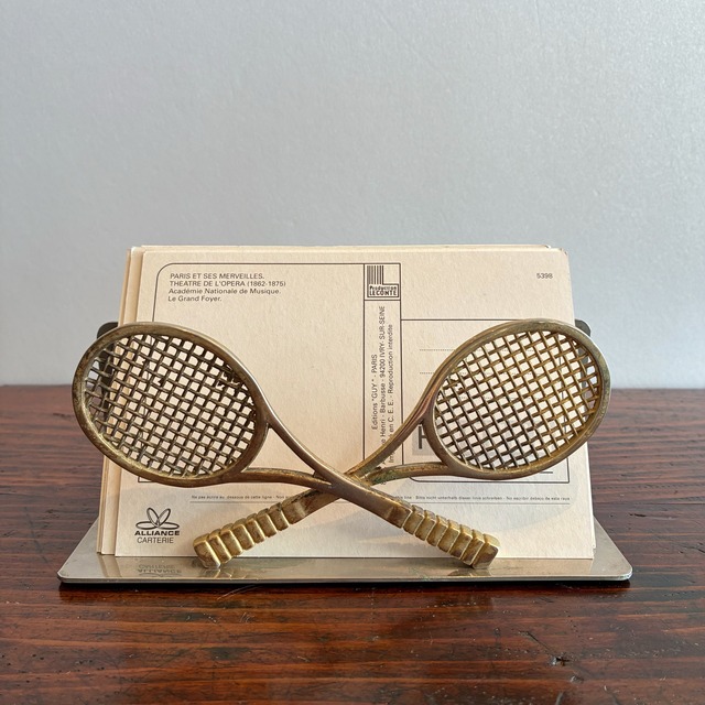Vintage Letter Rack 【Tennis Racket】