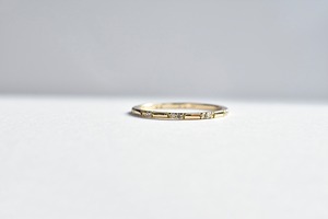 ダイヤモンド リング  0.08ct / K18YG