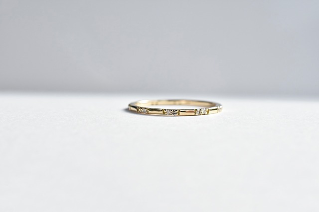 ダイヤモンド リング  0.08ct / K18YG