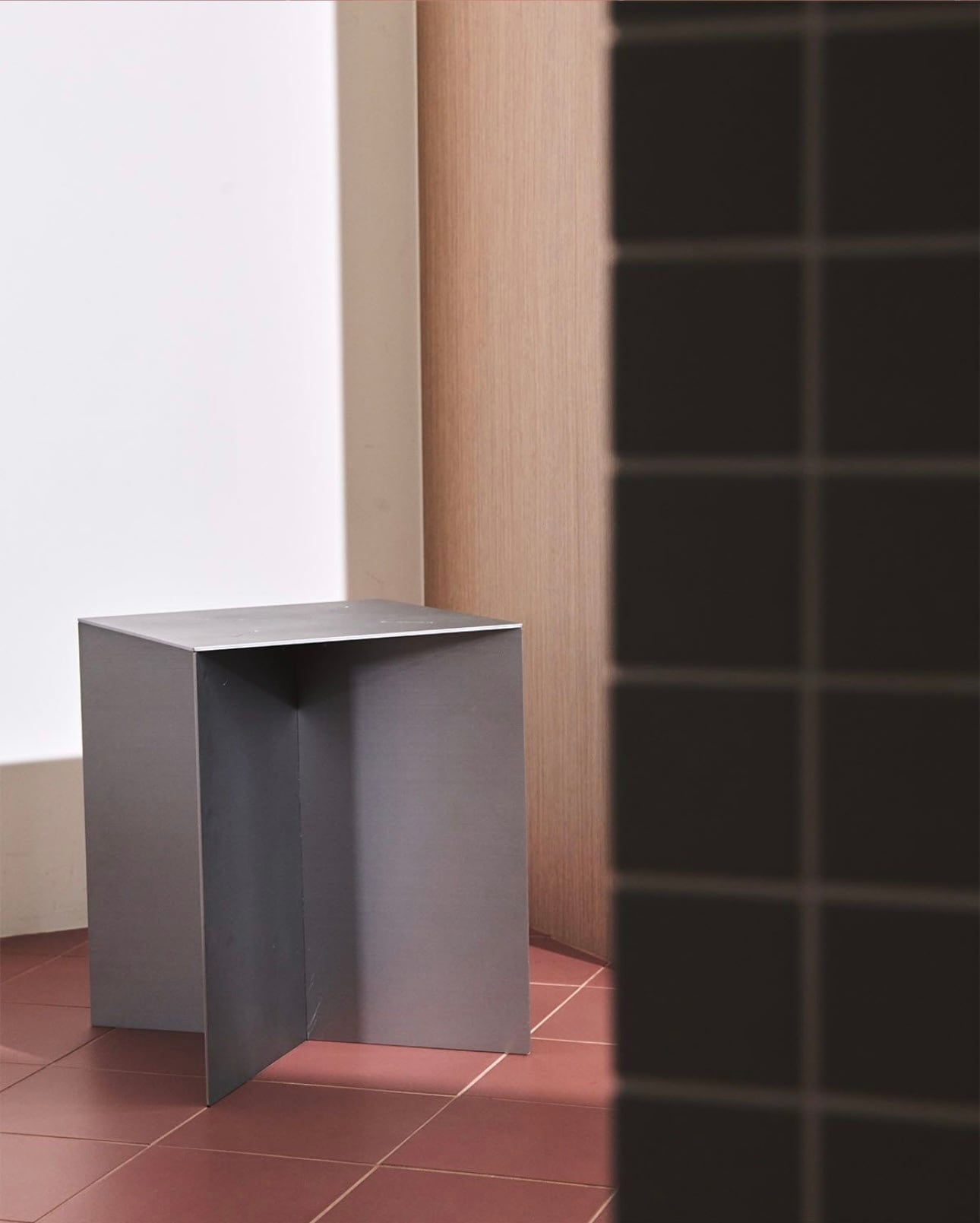 stainless stitch stool / ステンレス ステッチ スツール シルバー