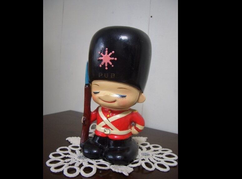 内藤ルネ 貯金箱 兵隊さん 昭和レトロ