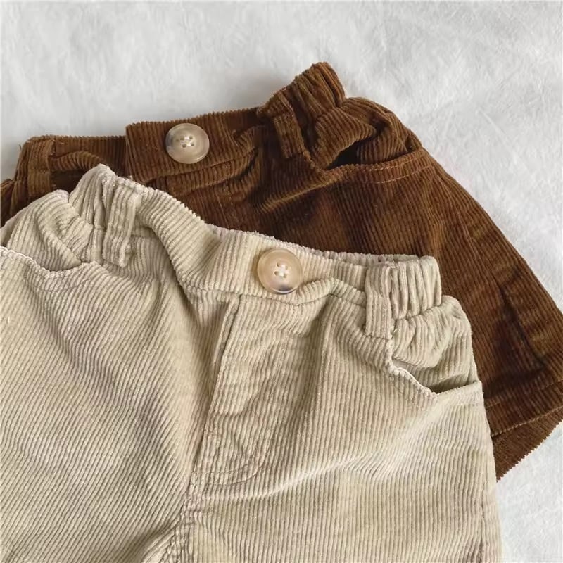 コーデュロイショートパンツ