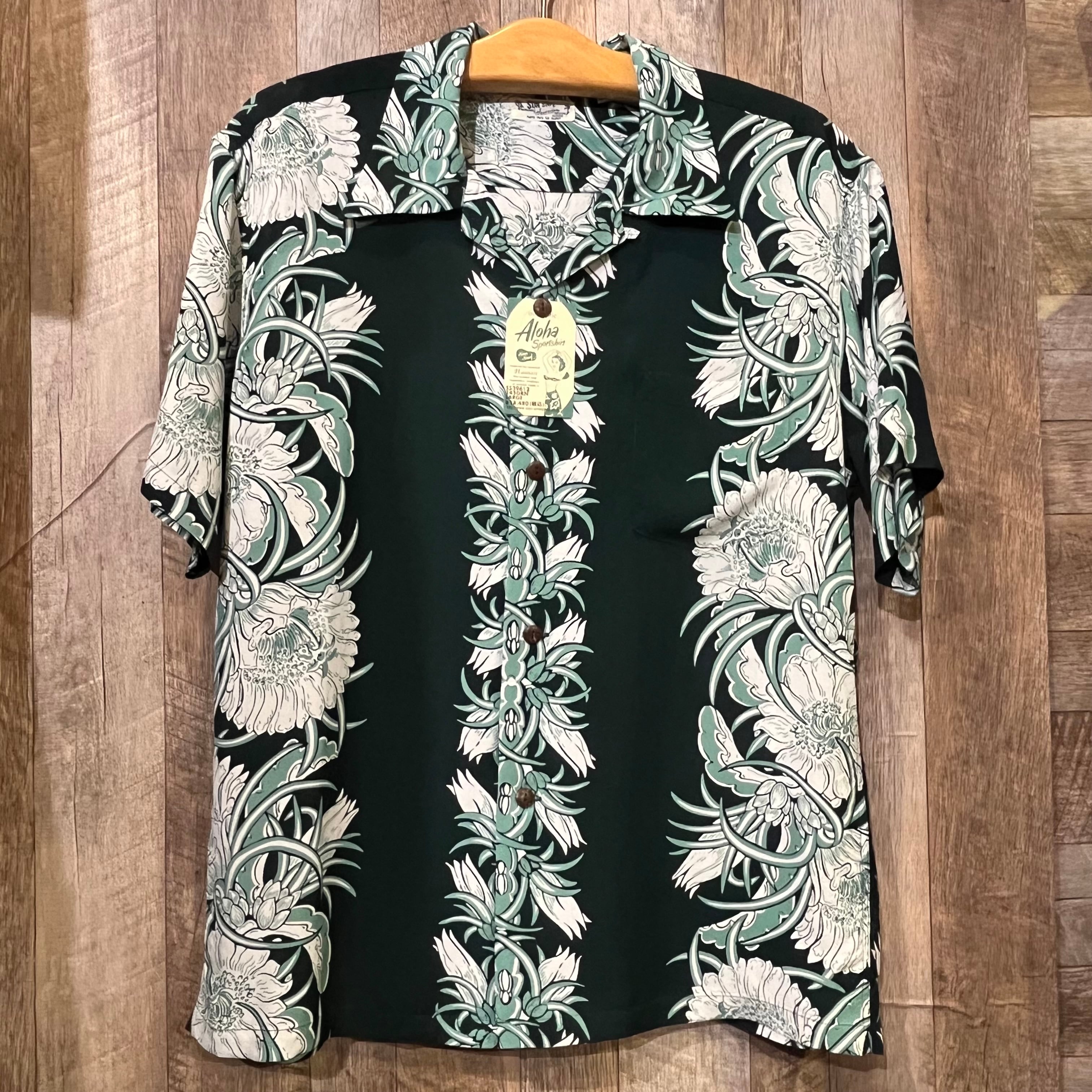 DUKE KAHANAMOKU コットン リネンアロハ “MONSTERA” DK39093 オフ