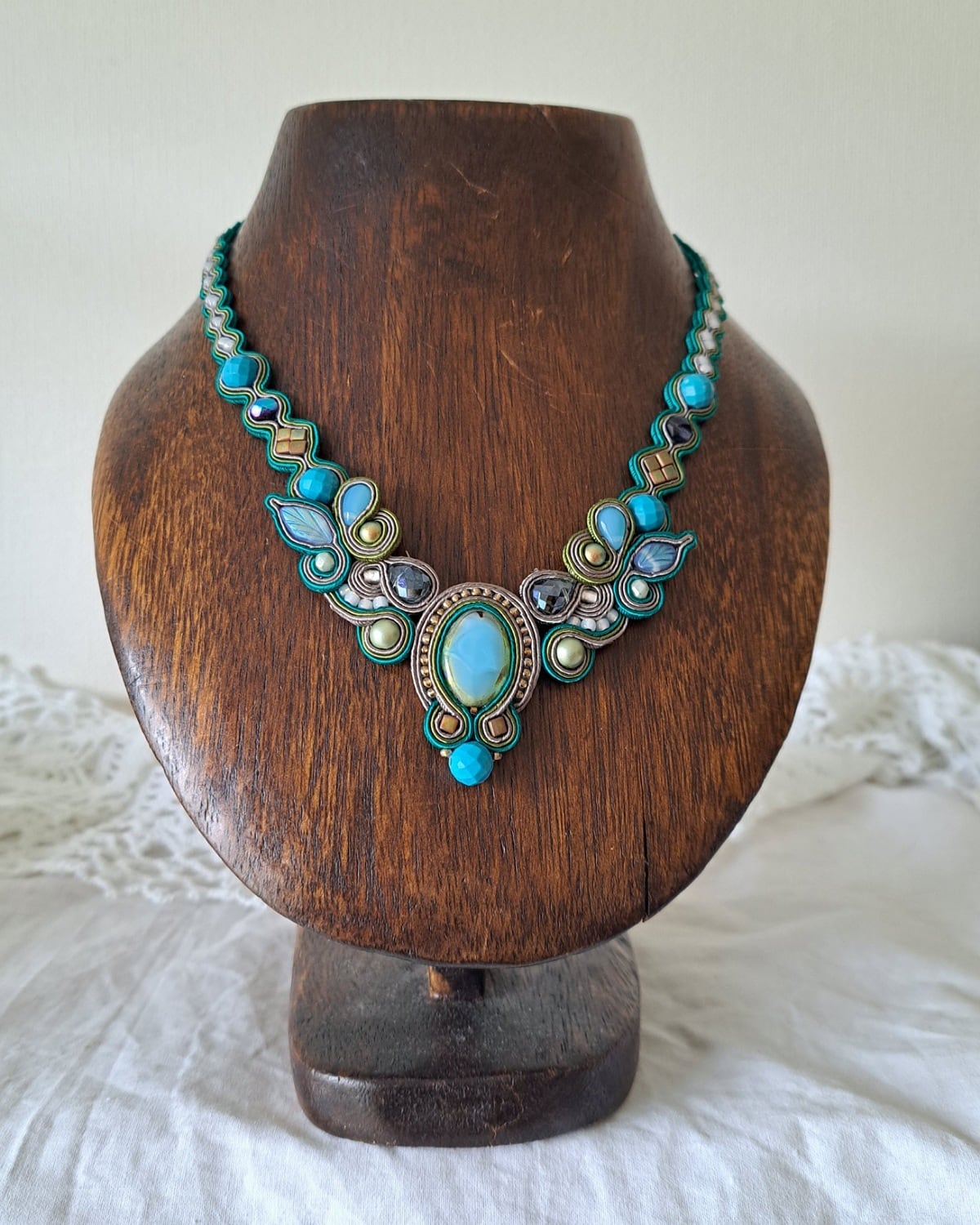 Soutache Necklace | soutache d'UDOU ソウタシエアクセサリー