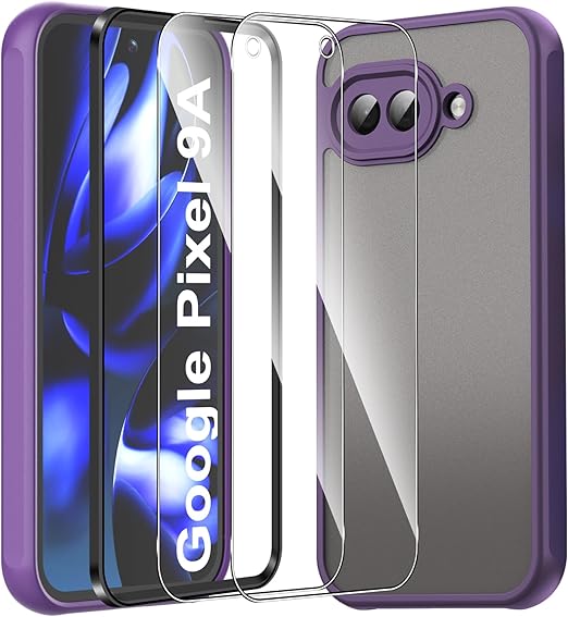 For Google Pixel 9a ケース 2枚ガラスフィルム付き Mosasa Google