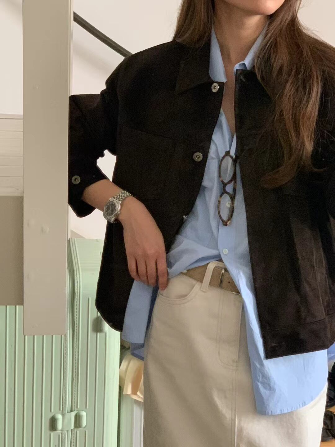 ジャケット・アウター (OUNCE) studio leather jacket OUNCE] Studio leather jacket / 2color | MOMENT