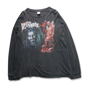 “ROB ZOMBIE Hellbilly Deluxe” Euro bootleg super fade long sleeve T-shirt