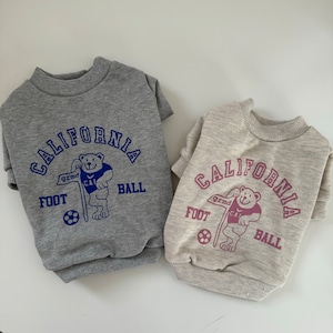 予約【grooming dog】 california football tops