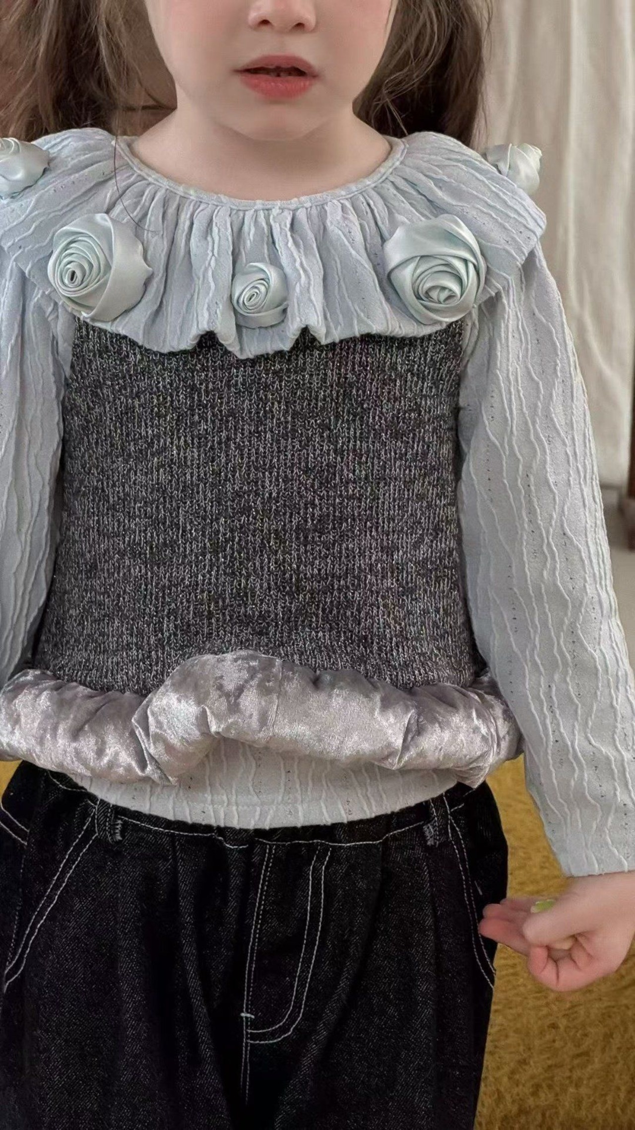 [aiai] Velvet Crop Vest / [아이아이] 벨벳크롭베스트