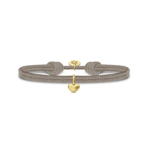 JULIE SANDLAU LOVE SATIN BRACELET  SAND