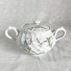 シュガーポット　リモージュアビランド　すずらん・勿忘草　Limoges 12TWdt27-5