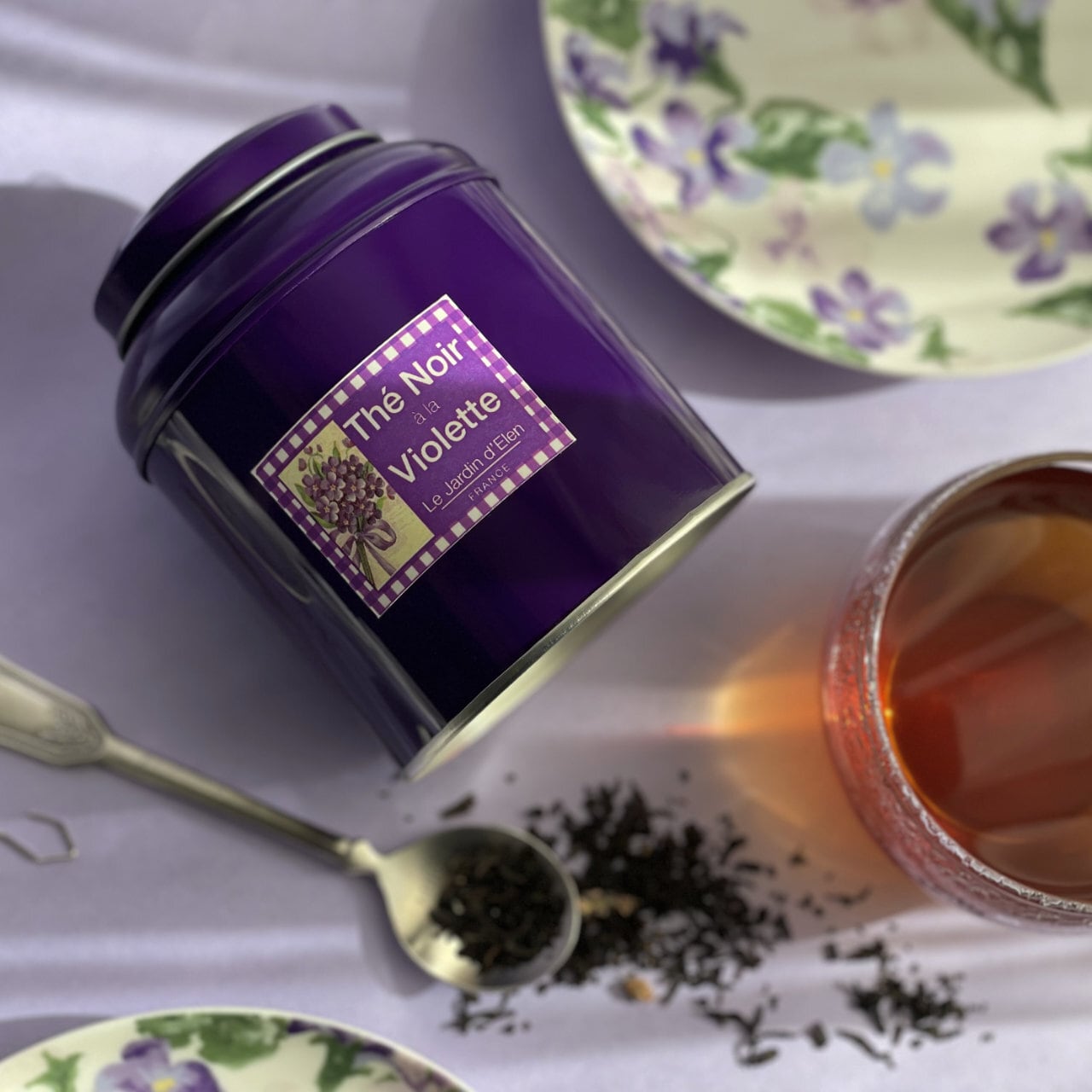 リモージュ　Tharaud 『Violet～スミレ』 フランス製 アンティーク食器 リモージュ Limoges H&Co. Haviland