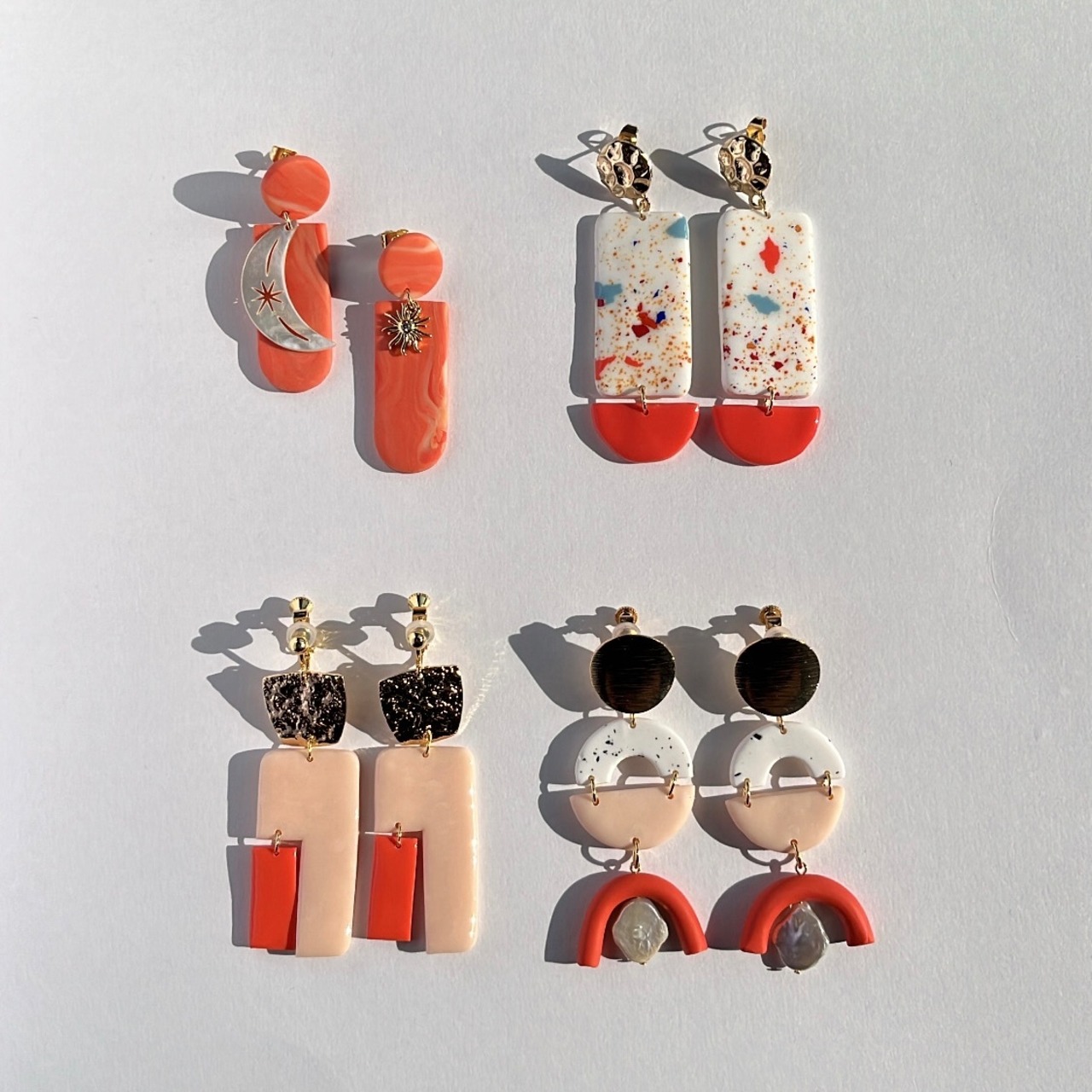 ポリマークレイピアス -19