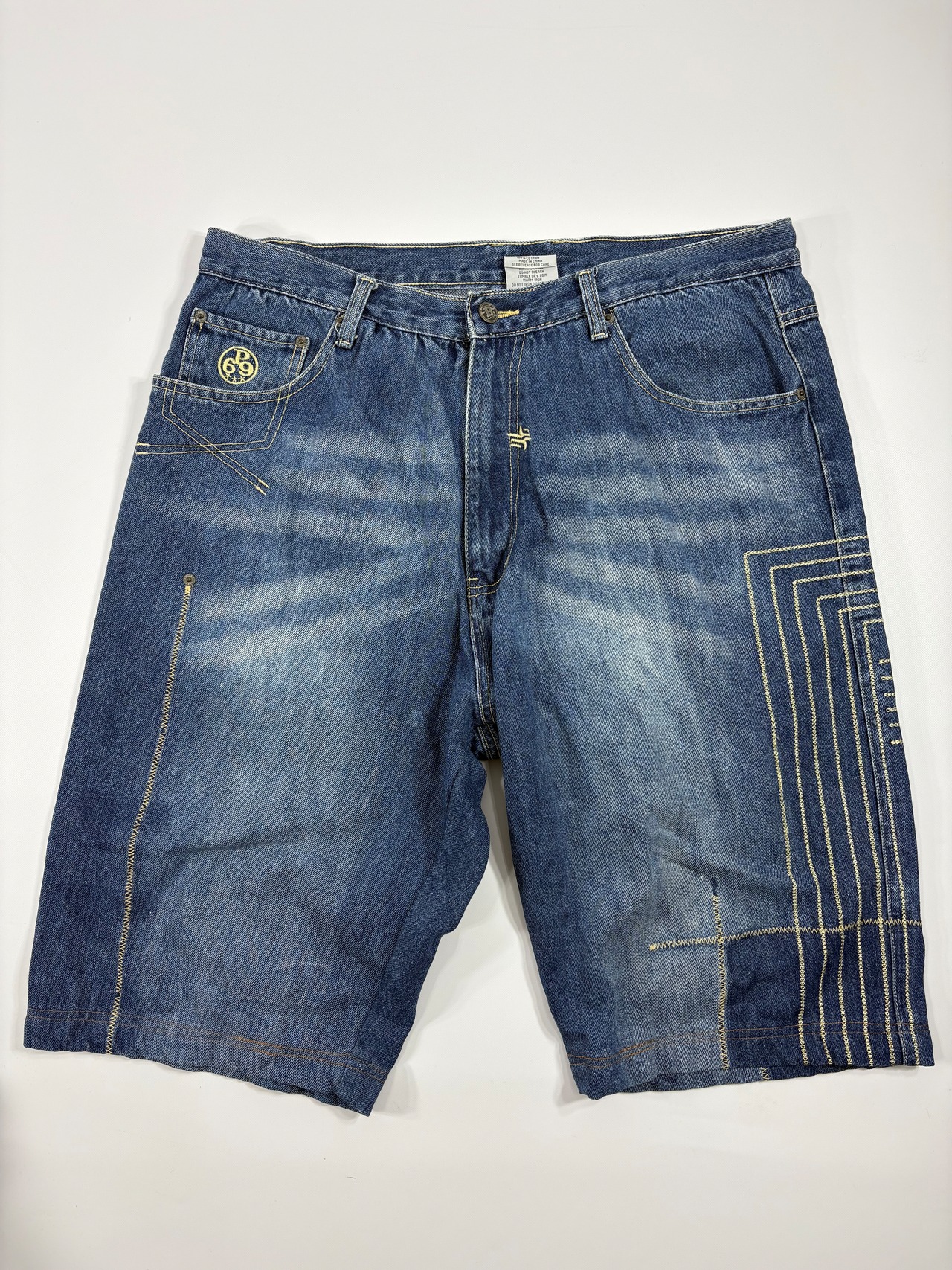 PLAYERZ 69 Baggy Denim Shorts