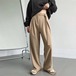 タックワイドパンツ フレアパンツ ワイドパンツ レディース バギーパンツ イージーパンツ ロングパンツ 春 秋 夏 スラックス ロング丈 ストレート ハイウエスト 上品 きれいめ 美脚 おしゃれ ゆっ