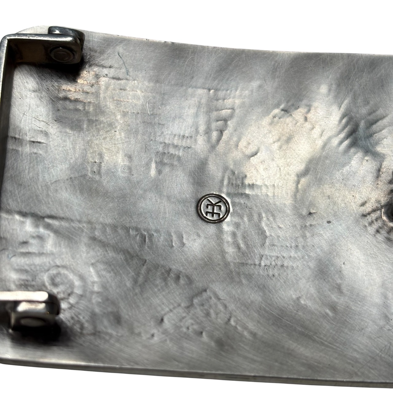 Hopi ROY TALAHAFTEWA silver buckle