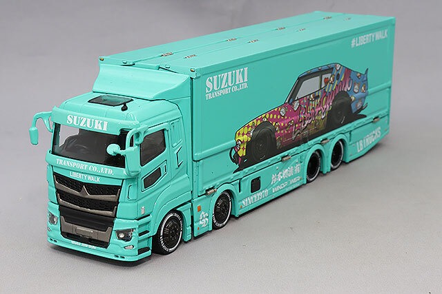 Gaincorp Products（ゲインコーププロダクツ） 1/64 三菱 LB-トラック ふそう スーパーグレート（右ハンドル／ブルー） KS073-425