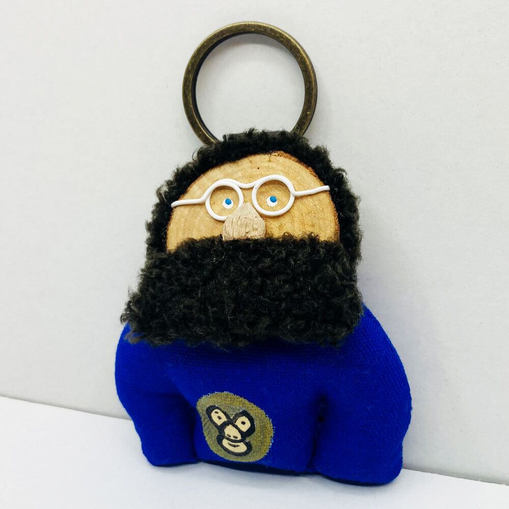 おじさんキーホルダー（青レスラー） / キーホルダー / NADO.